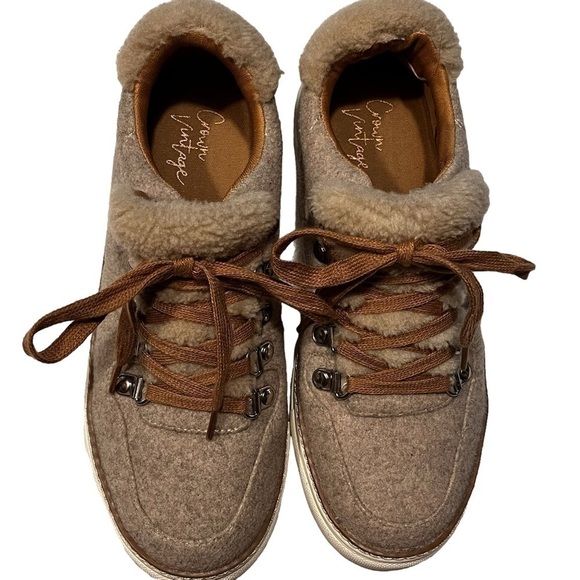 Crown Vintage Kalita Comfort Sneaker, Women's Size 6 Oatmeal - Picture 5 of 9